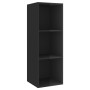 Wall living room furniture 2 pieces glossy black engineered wood by vidaXL, TV Furniture - Ref: Foro24-3079860, Price: 95,70 ...