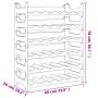 Bottle rack for 36 stackable PP bottles by vidaXL, Wine racks - Ref: Foro24-3189181, Price: 82,03 €, Discount: %