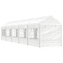 Pavillon mit weißem Polyethylendach 11,15x2,28x2,69 m von vidaXL, Zelte und Pavillons - Ref: Foro24-3155481, Preis: 448,83 €,...