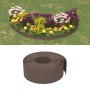 Garden edging 2 units brown polyethylene 10 m 20 cm by vidaXL, Garden edging and edging - Ref: Foro24-3155460, Price: 83,16 €...