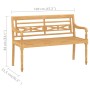 Set de muebles de jardín 4 piezas madera maciza de teca de vidaXL, Conjuntos de jardín - Ref: Foro24-3087051, Precio: 526,69 ...