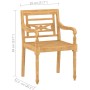 Set de muebles de jardín 4 piezas madera maciza de teca de vidaXL, Conjuntos de jardín - Ref: Foro24-3087051, Precio: 526,69 ...