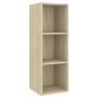 Juego de muebles de salón 3 pzas madera ingeniería roble Sonoma de vidaXL, Muebles TV - Ref: Foro24-3079748, Precio: 148,04 €...