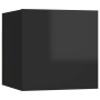 Nightstands 2 pcs black plywood 40x30x30 cm by vidaXL, Nightstands - Ref: Foro24-3079728, Price: 65,70 €, Discount: %