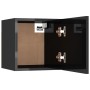 Nightstands 2 pcs black plywood 40x30x30 cm by vidaXL, Nightstands - Ref: Foro24-3079728, Price: 65,70 €, Discount: %