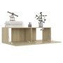 Set de muebles salón TV 8 pzas madera ingeniería roble Sonoma de vidaXL, Muebles TV - Ref: Foro24-3078985, Precio: 398,31 €, ...