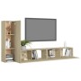 3-piece living room furniture set Sonoma oak by vidaXL, TV Furniture - Ref: Foro24-3078990, Price: 149,07 €, Discount: %