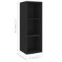 Set de muebles para TV 4 piezas madera contrachapada negro de vidaXL, Muebles TV - Ref: Foro24-3079818, Precio: 198,38 €, Des...