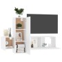 3-teiliges Holzwerkstoff-Wohnzimmer TV-Möbelset weiß von vidaXL, TV-Möbel - Ref: Foro24-3078654, Preis: 108,00 €, Rabatt: %