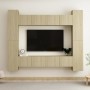 8 Stück Holzwerkstoff TV Wohnzimmer Möbel Set Sonoma Eiche von vidaXL, TV-Möbel - Ref: Foro24-3078965, Preis: 381,96 €, Rabat...