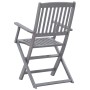 Folding garden chairs, 8 units, solid acacia wood. by vidaXL, Garden chairs - Ref: Foro24-3078261, Price: 333,99 €, Discount: %