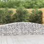 Gabion baskets 6 pcs arch shape iron 400x50x60/80 cm by vidaXL, Pots and planters - Ref: Foro24-3145934, Price: 764,93 €, Dis...