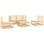 Garden furniture set 5 pieces solid pine wood by vidaXL, Garden sets - Ref: Foro24-3075384, Price: 206,99 €, Discount: %