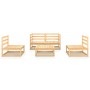 Garden furniture set 5 pieces solid pine wood by vidaXL, Garden sets - Ref: Foro24-3075384, Price: 206,99 €, Discount: %