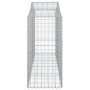 Gabion baskets 8 pcs arch shape iron 200x50x120/140 cm by vidaXL, Pots and planters - Ref: Foro24-3145667, Price: 813,92 €, D...