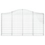 Wire mesh baskets 40 units, arched shape, iron, 200x30x100/120 cm by vidaXL, Pots and planters - Ref: Foro24-3145448, Price: ...