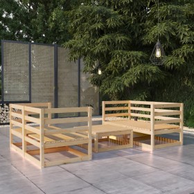 Garden furniture set 5 pieces solid pine wood by vidaXL, Garden sets - Ref: Foro24-3075254, Price: 234,99 €, Discount: %