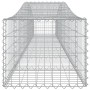 Gabion baskets 10 units, arched shape, iron, 400x50x40/60 cm by vidaXL, Pots and planters - Ref: Foro24-3145925, Price: 1,00 ...