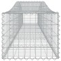 Gabion baskets 5 pcs arch shape iron 400x50x40/60 cm by vidaXL, Pots and planters - Ref: Foro24-3145920, Price: 535,99 €, Dis...