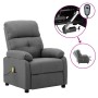 Electric massage chair light gray fabric by vidaXL, Electric massage chairs - Ref: Foro24-3073812, Price: 200,69 €, Discount: %