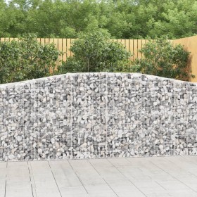 Gabion baskets 7 pcs arch shape iron 400x50x100/120 cm by vidaXL, Pots and planters - Ref: Foro24-3145961, Price: 1,00 €, Dis...