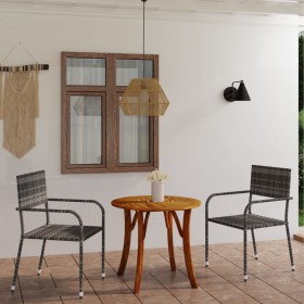 Gray 3-Piece Garden Dining Set by vidaXL, Garden sets - Ref: Foro24-3071785, Price: 239,99 €, Discount: %