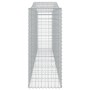 Gabion baskets 4 units arch shape iron 400x50x120/140 cm by vidaXL, Pots and planters - Ref: Foro24-3145971, Price: 755,29 €,...