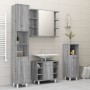 Sonoma gray plywood bathroom mirror cabinet 80x20.5x64 cm by vidaXL, bathroom vanities - Ref: Foro24-815523, Price: 97,27 €, ...