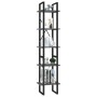 5-level engineered wood shelf in gray, 40x30x175 cm by vidaXL, Bookcases and shelves - Ref: Foro24-3081970, Price: 76,00 €, D...