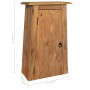 Conjunto de muebles de baño 5 piezas madera maciza de pino de vidaXL, Muebles de baño - Ref: Foro24-275425, Precio: 763,24 €,...