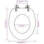 Toilet seats covers 2 pcs MDF old wood by vidaXL, Toilet and bidet seats - Ref: Foro24-275913, Price: 77,86 €, Discount: %