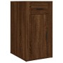 Schreibtisch aus braunem Eichensperrholz mit Schrank von vidaXL, Schreibtische - Ref: Foro24-3185438, Preis: 154,94 €, Rabatt: %