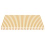 Replacement fabric for yellow and white awning 4x3.5 m by vidaXL, Awnings - Ref: Foro24-311938, Price: 64,49 €, Discount: %