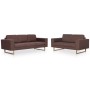 Brown fabric 2-piece sofa set by vidaXL, Sofas - Ref: Foro24-276860, Price: 691,99 €, Discount: %