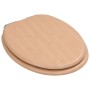 WC toilet seat 2 pcs soft close lid MDF bamboo design by vidaXL, Toilet and bidet seats - Ref: Foro24-276994, Price: 76,91 €,...