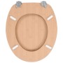 Toilettensitz WC 2 Stück weicher Deckel MDF Bambus von vidaXL, Toiletten- und Bidetsitze - Ref: Foro24-276995, Preis: 66,61 €...