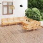 Gartenmöbel-Set 8-teilig aus massivem Kiefernholz von vidaXL, Gartensets - Ref: Foro24-3083244, Preis: 366,24 €, Rabatt: %