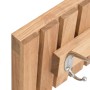 Perchero de pared madera maciza de nogal 42x8,5x14 cm de vidaXL, Toalleros - Ref: Foro24-350371, Precio: 28,52 €, Descuento: %