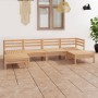 Garden furniture set 6 pieces solid pine wood by vidaXL, Garden sets - Ref: Foro24-3083334, Price: 265,09 €, Discount: %