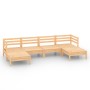 Garden furniture set 6 pieces solid pine wood by vidaXL, Garden sets - Ref: Foro24-3083334, Price: 265,09 €, Discount: %