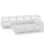 10-piece solid white pine wood garden furniture set by vidaXL, Garden sets - Ref: Foro24-3083385, Price: 565,53 €, Discount: %