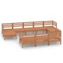 Garden furniture set 10 pieces solid honey brown pine wood by vidaXL, Garden sets - Ref: Foro24-3083387, Price: 390,95 €, Dis...