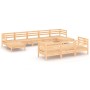 Garden furniture set 11 pieces solid pine wood by vidaXL, Garden sets - Ref: Foro24-3083389, Price: 469,69 €, Discount: %