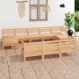 Garden furniture set 10 pieces solid pine wood by vidaXL, Garden sets - Ref: Foro24-3083384, Price: 431,75 €, Discount: %