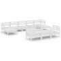 Garden furniture set 11 pieces solid white pine wood by vidaXL, Garden sets - Ref: Foro24-3083390, Price: 507,38 €, Discount: %