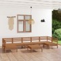 Garden furniture set 8 pieces solid honey brown pine wood by vidaXL, Garden sets - Ref: Foro24-3083412, Price: 413,05 €, Disc...