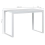 Weißer Computertisch aus Spanplatte, 110 x 60 x 73 cm von vidaXL, Schreibtische - Ref: Foro24-30197, Preis: 116,84 €, Rabatt: %