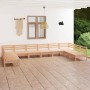 Garden furniture set 10 pieces solid pine wood by vidaXL, Garden sets - Ref: Foro24-3083424, Price: 439,00 €, Discount: %