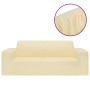 Elastic cover for 2-seater armchair in cream polyester jersey by vidaXL, Covers - Ref: Foro24-332945, Price: 26,32 €, Discoun...