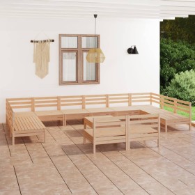 Garden furniture set 13 pieces solid pine wood by vidaXL, Garden sets - Ref: Foro24-3083459, Price: 589,99 €, Discount: %